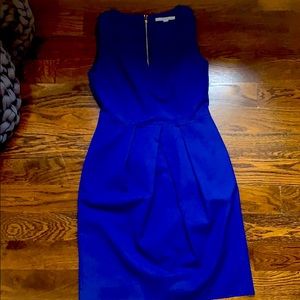 Royal blue dress with pockets